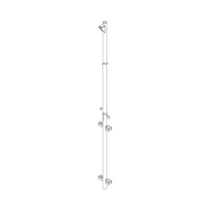Pluma de Aluminio de 4 metros CED40  para Ins