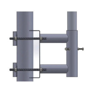 Adaptador para Colocar Mástil tubo a Poste re