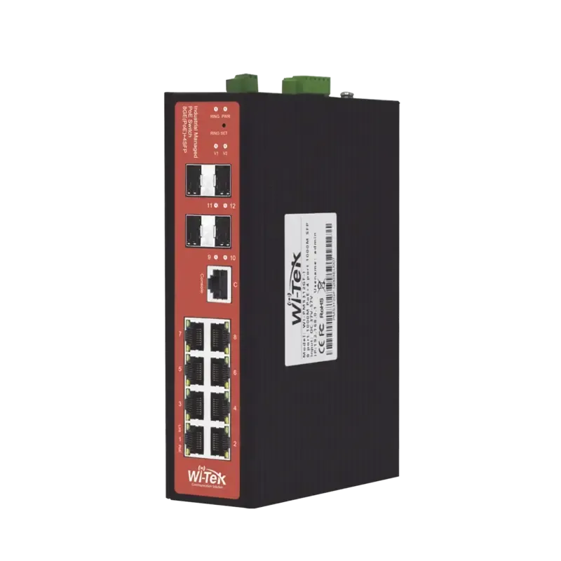 Switch Industrial 8 puertosAdministrable PoEPuerto Switch Industrial 8 puertosAdministrable PoEPuerto