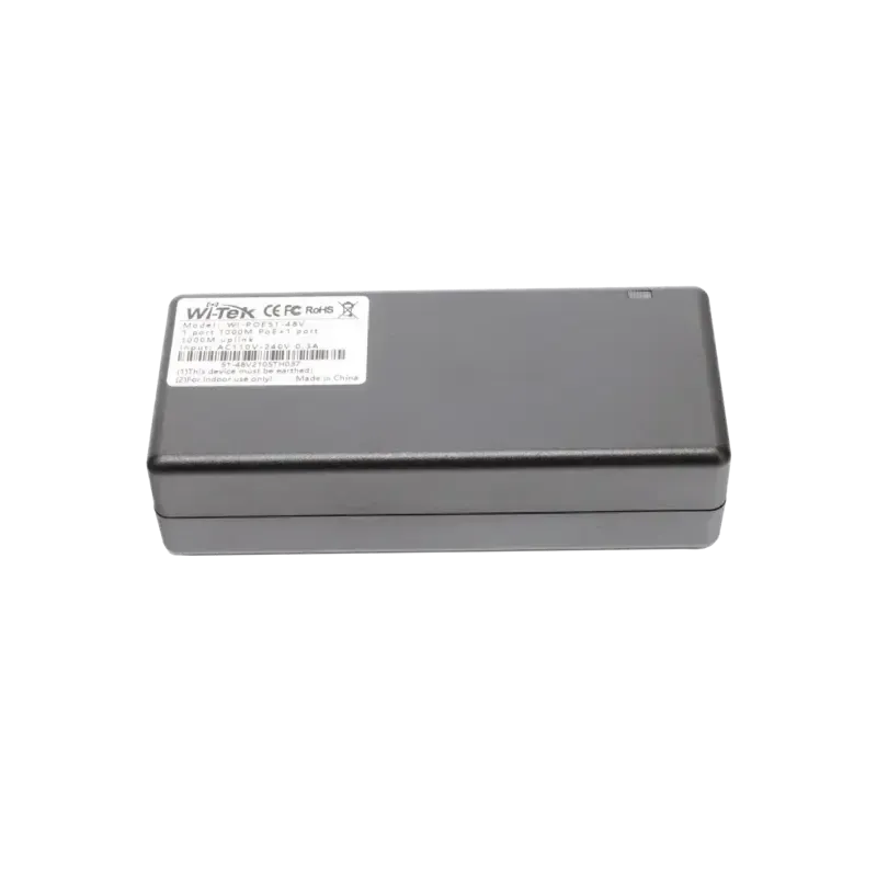 Inyector PoE 30WPoE 802.3 af/at48VConexión plug an Inyector PoE 30WPoE 802.3 af/at48VConexión plug an