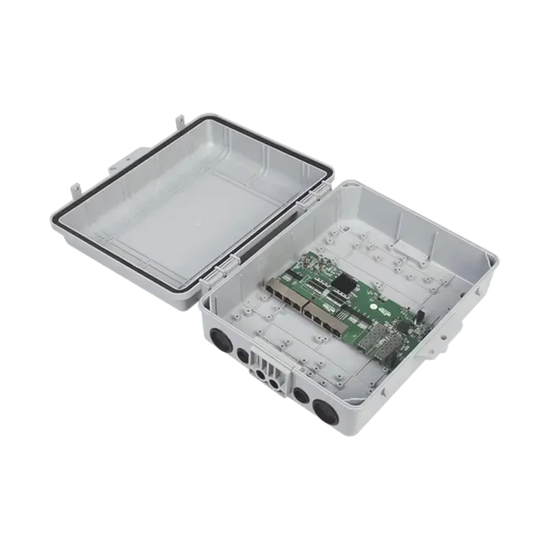 Switch WISP/FTTx con 7 puertos PoE inverso de 24V Switch WISP/FTTx con 7 puertos PoE inverso de 24V