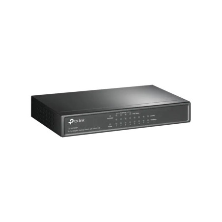 Switch Gigabit PoE+ no administrable de 8 pue