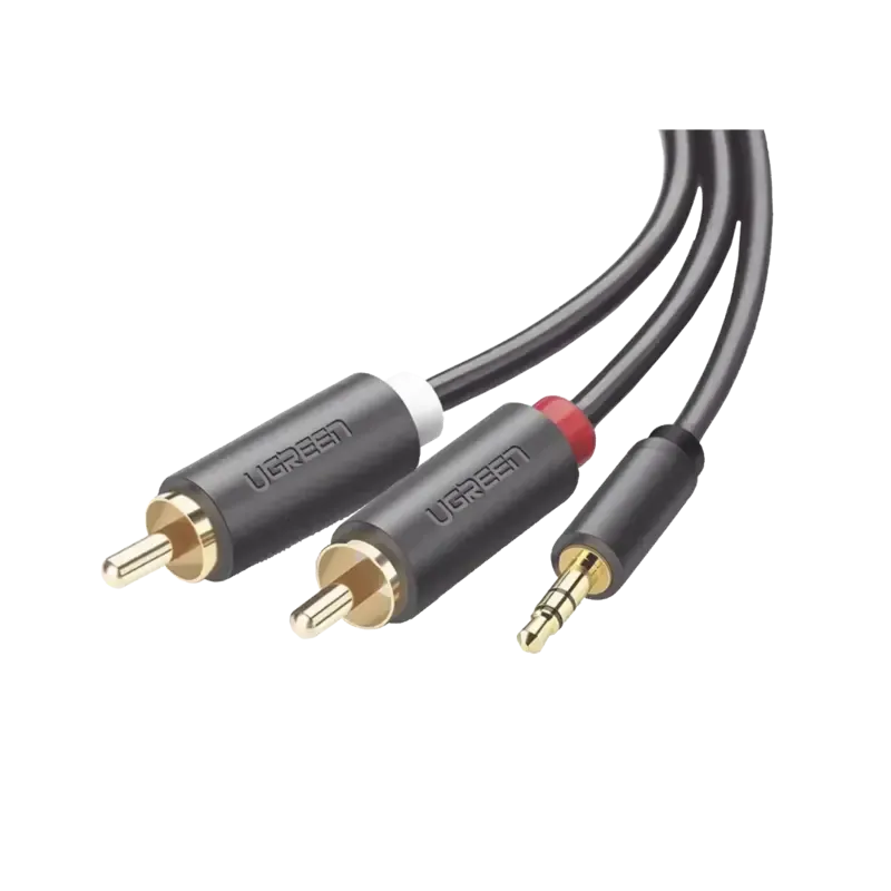 Cable Adaptador de 3.5mm Macho a 2 RCA Macho3 Metr Cable Adaptador de 3.5mm Macho a 2 RCA Macho3 Metr