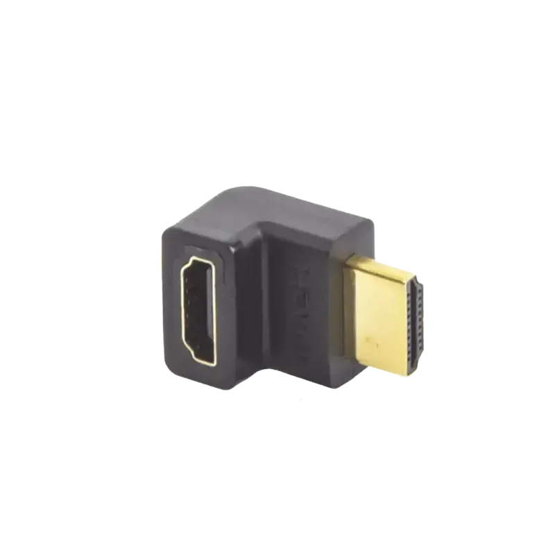 Adaptador HDMI de 90 Grados Macho a HembraHacia Ar Adaptador HDMI de 90 Grados Macho a HembraHacia Ar