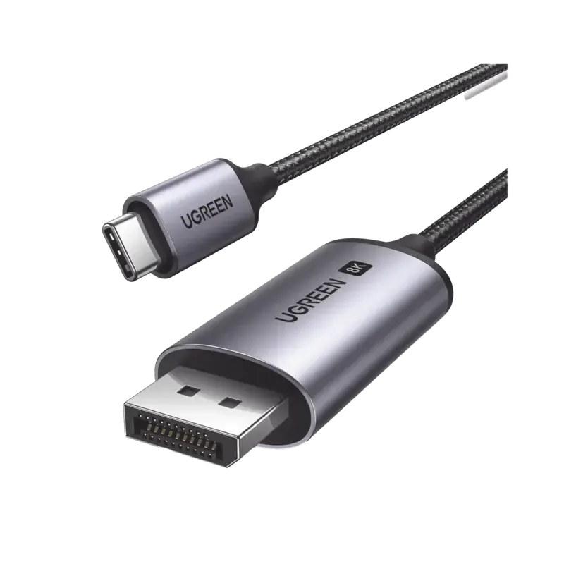 Cable USB-C a DP 1.4  3 metros  Compatible con Thu Cable USB-C a DP 1.4  3 metros  Compatible con Thu