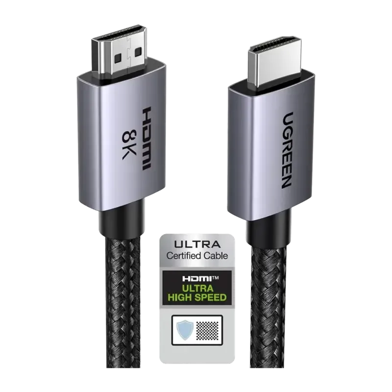 Cable HDMI 2.1 de 8K@60Hz  2 m  48Gbps  HDR10+  3D Cable HDMI 2.1 de 8K@60Hz  2 m  48Gbps  HDR10+  3D