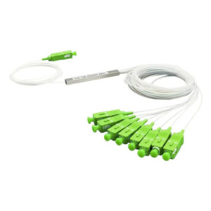 Splitter Divisor Óptico tipo PLC, 1x8, conect