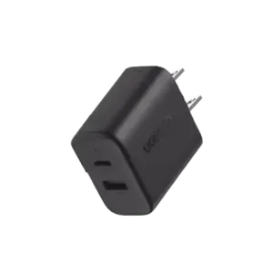 Cargador Rápido de 2 Puertos 20W Negro