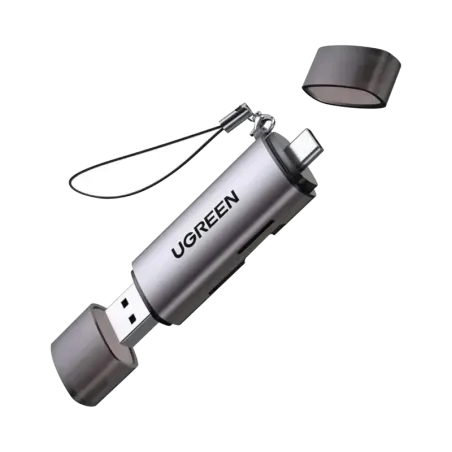Lector de Tarjetas USB-C + USB-A a MicroSD TF/SD
