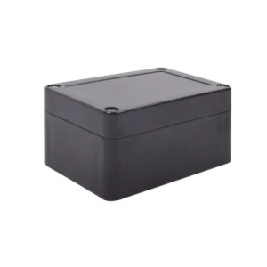 Gabinete Plástico Negro para Exterior IP65 de