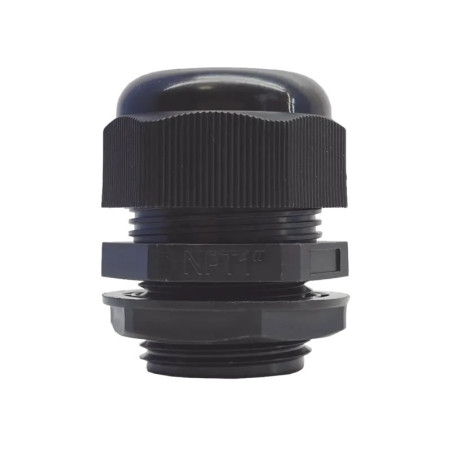 Conector Plástico Negro Tipo Glándula para Ro