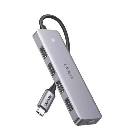 HUB USB-C 3.0 4 EN 1  4 Puertos USB-A 5Gbps  Carca