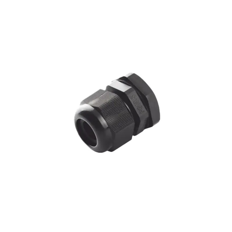 Conector Plástico Negro Tipo Glándula, para C Conector Plástico Negro Tipo Glándula, para C