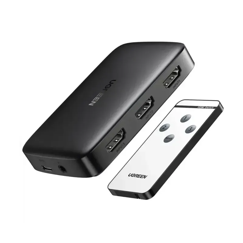 Conmutador HDMI Switch 4K@30Hz  3 Entradas a 1 Sal Conmutador HDMI Switch 4K@30Hz  3 Entradas a 1 Sal