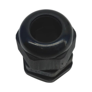 Conector Plástico Negro Tipo Glándula para Ro