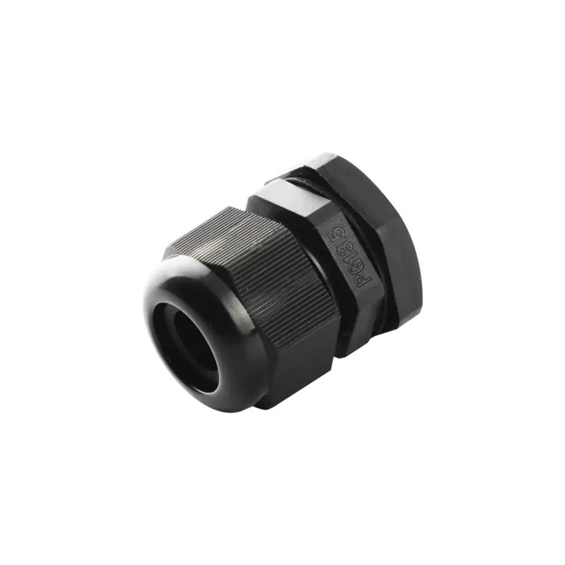 Conector Plástico Negro Tipo Glándula para Ca Conector Plástico Negro Tipo Glándula para Ca