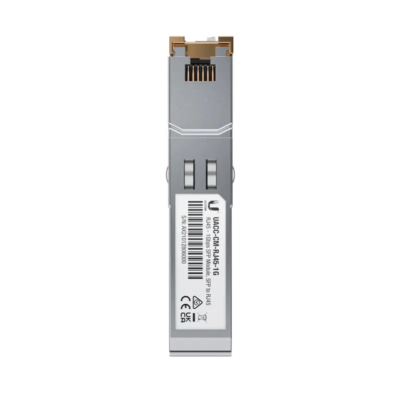UFiber Módulo de fibra SFP convertidor a cobr UFiber Módulo de fibra SFP convertidor a cobr