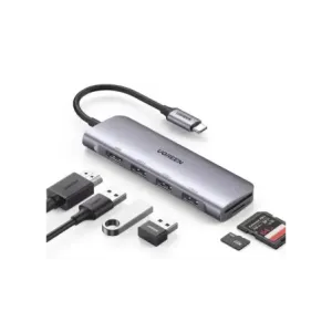 HUB USB-C Docking Station 6 en 1  HDMI 4K@30Hz  3