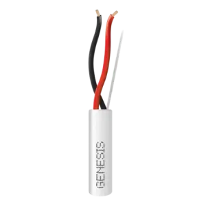 Bobina de 305 Metros de Cable 2 x 18 AWGRiserBlanc