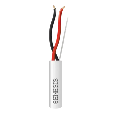 Bobina de 305 Metros de Cable 2 x 18 AWGRiserBlanc