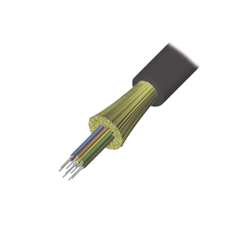 Cable de Fibra Óptica de 6 hilos, Interior/Exterio Cable de Fibra Óptica de 6 hilos, Interior/Exterio