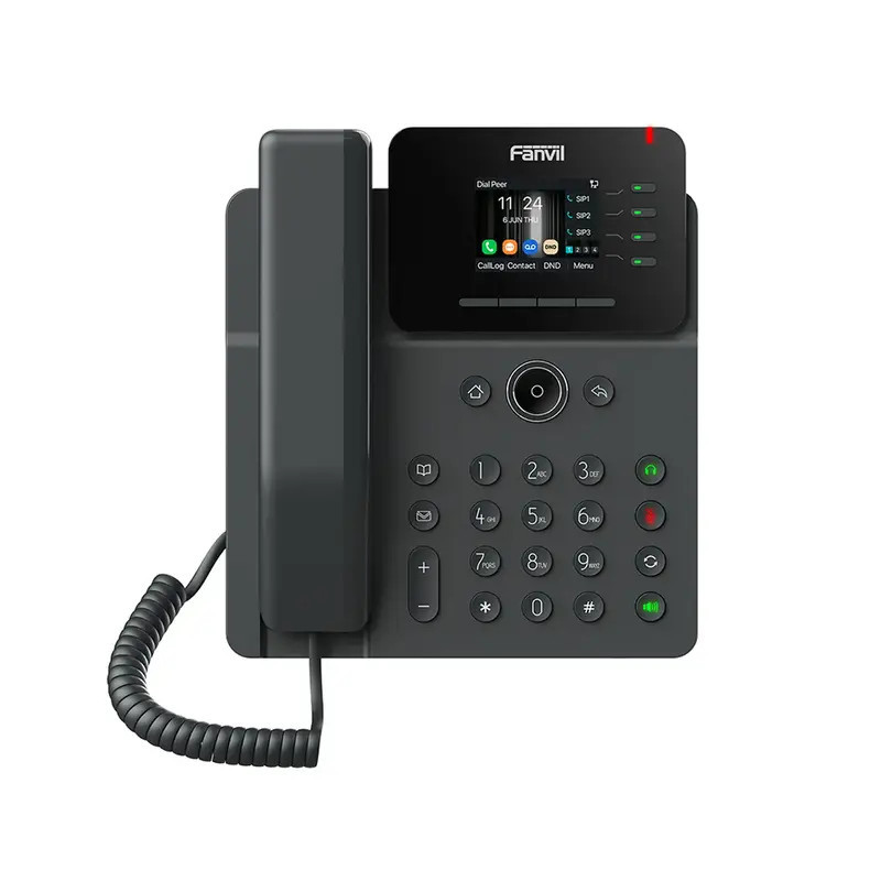 Teléfono IP Wi-Fi Empresarial,Bluetooth, 4 lí