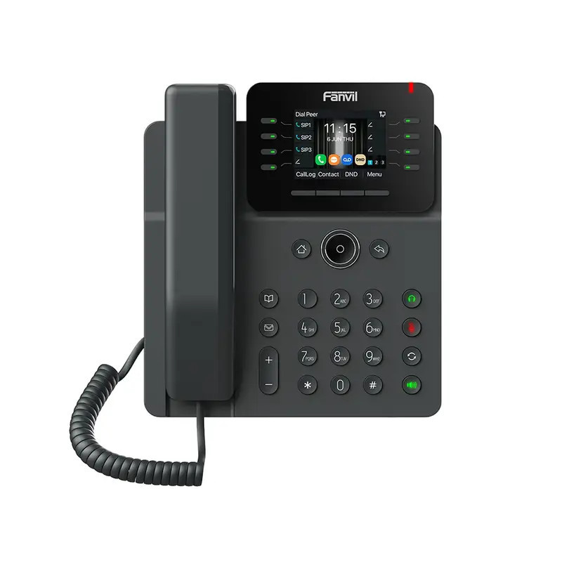 Teléfono IP Wi-Fi Empresarial,Bluetooth, 12 l