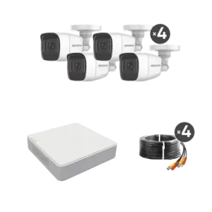 MICRÓFONO Integrado Kit TurboHD 1080p LiteDVR 4 ca