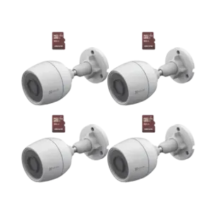 Kit de Camaras WiFi, Incluye 4 Piezas CS-H3C y 4 P