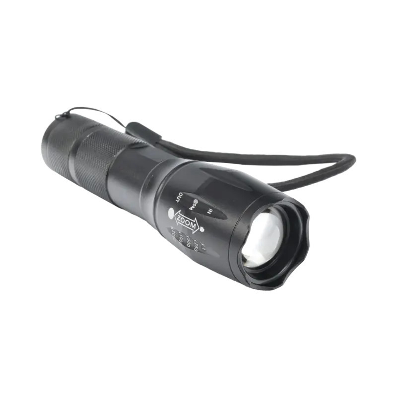 Linterna LED de Aluminio, 600 Lúmenes, IPX4,