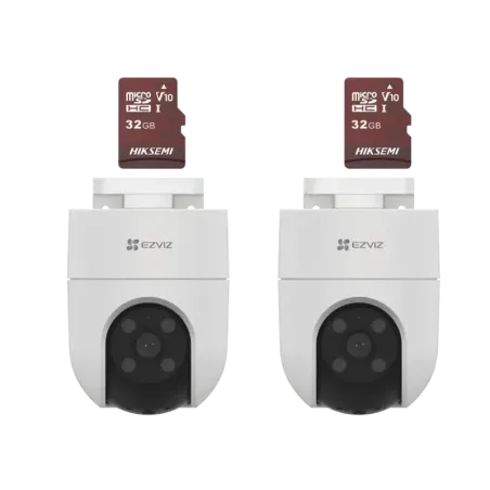 Kit de Camaras WiFi, Incluye 2 Piezas CS-H8C y 2 P