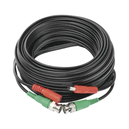 Cable coaxial  BNC RG59  + AlimentaciónSIAMÉS10 Me
