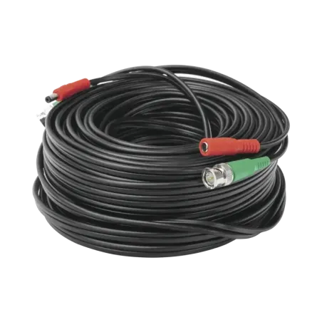 Cable coaxial  BNC RG59  + AlimentaciónSIAMÉS30 Me