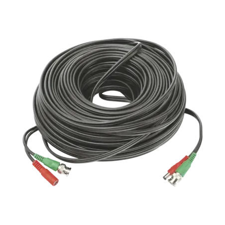 Cable coaxial  BNC RG59  + AlimentaciónSIAMÉS50 Me