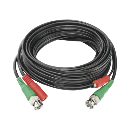 Cable coaxial  BNC RG59  + AlimentaciónSIAMÉS5 Met