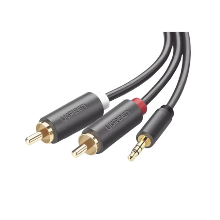Cable Adaptador de 35mm Macho a 2 RCA Macho -