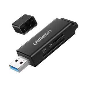 Lector de tarjetas SD portátil USB 30 de dobl