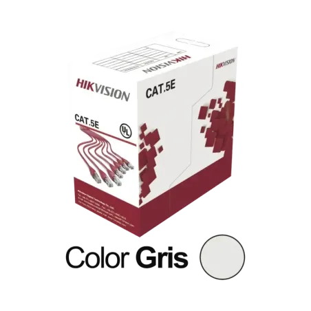 Bobina de Cable UTP 305 MetrosCat5E 24 AWGColor Gr
