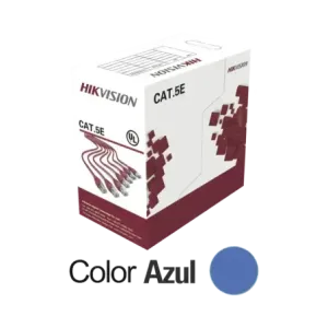 Bobina de Cable UTP 305 MetrosCat5E 24 AWGColor Az