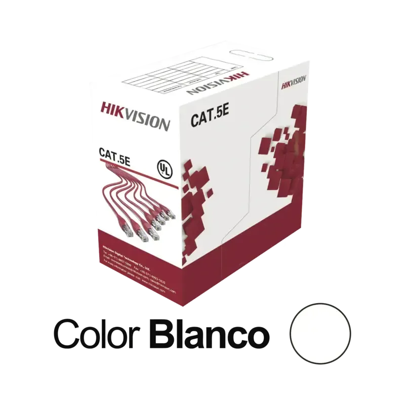 Bobina de Cable UTP 305 MetrosCat5E 24 AWGColor Bl Bobina de Cable UTP 305 MetrosCat5E 24 AWGColor Bl