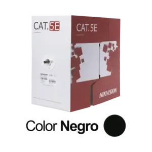 Bobina de Cable UTP 305 MtsCat 5E 24 AWGColor Negr