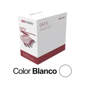 Bobina de Cable UTP 305 MtsCat 6 24 AWGColor Blanc