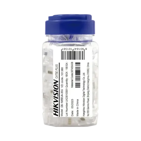 Bote con 100 Piezas de Plug Modular RJ45Cat 5eChap