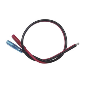 Cables en paquete dual - cable rojo y negro -