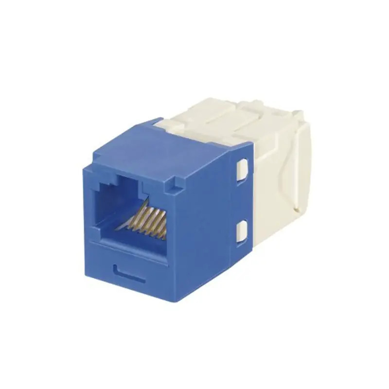 Conector Jack RJ45 Estilo TG con Llaveado Azu