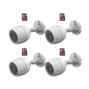 Kit de Camaras WiFi, Incluye 4 Piezas CS-H3C