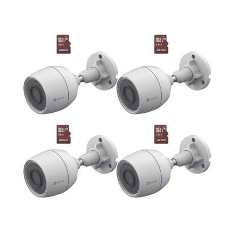 Kit de Camaras WiFi, Incluye 4 Piezas CS-H3C