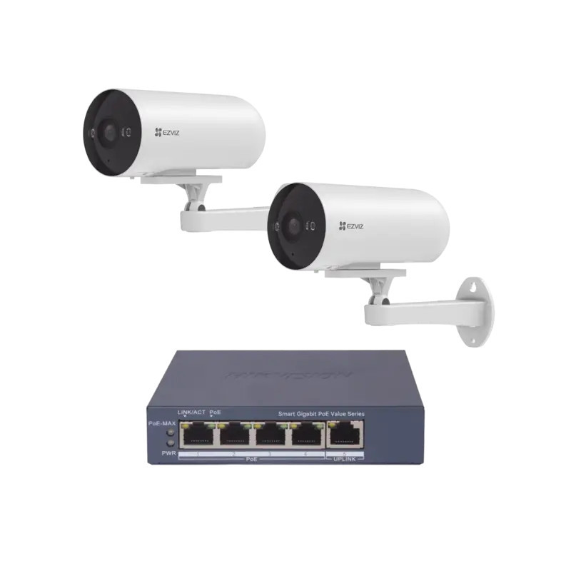 Kit de cámaras WiFi Para Uso en Exterior - Po Kit de cámaras WiFi Para Uso en Exterior - Po