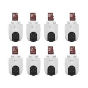 Kit de Camaras WiFi, Incluye 8 Piezas CS-H8C