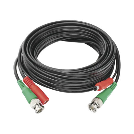 Cable coaxial  BNC RG59  + Alimentación - SIA